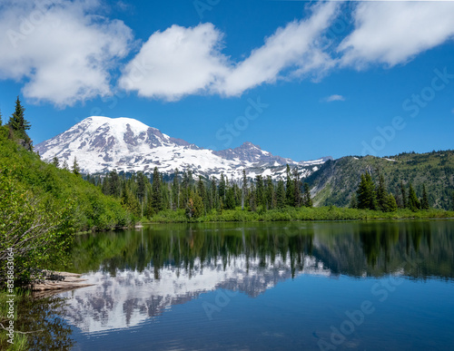 lake in the mountains