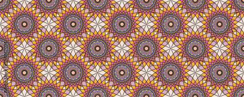 паттерн 548Abstract vector seamless mandala background. Texture in oriental style for design, print, scrapbooking, textiles, packaging, wallpaper