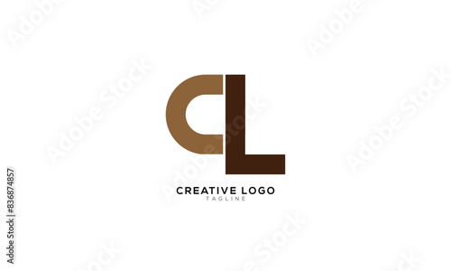 CL Abstract initial monogram letter alphabet logo design