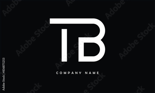 TB, BT, T, B Abstract Letters Logo Monogram