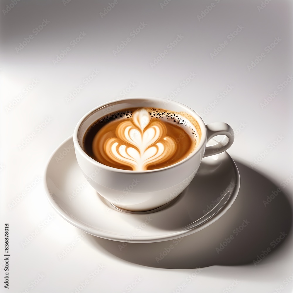 cup of coffee isolated on white background cup of coffee isolated on white background