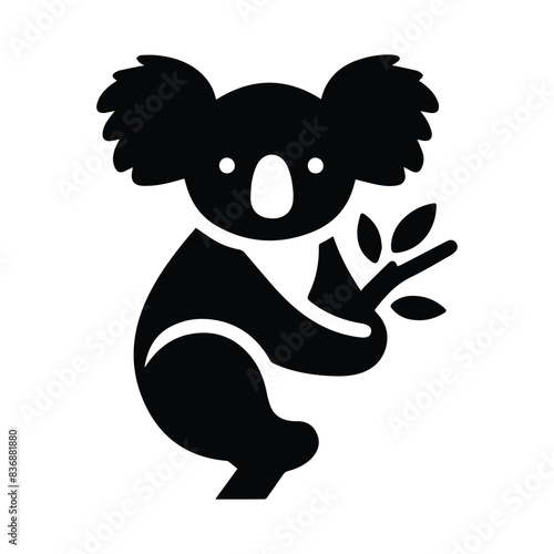koala silhouette vector