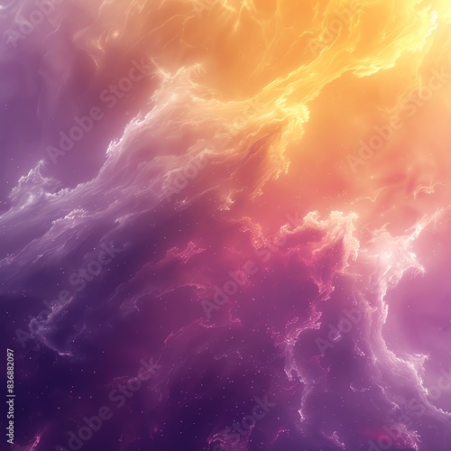 An ethereal dreamscape of swirling nebulae, where vibrant hues of purple, pink, and blue dance among the stars
