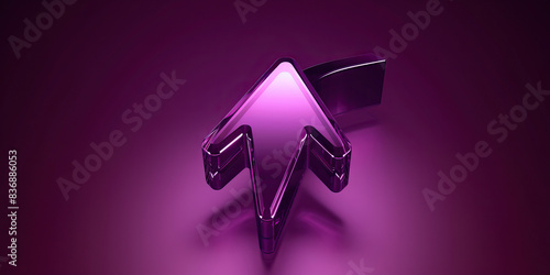 Shame (Dark Purple): A downward-facing arrow representing embarrassment or disgrace