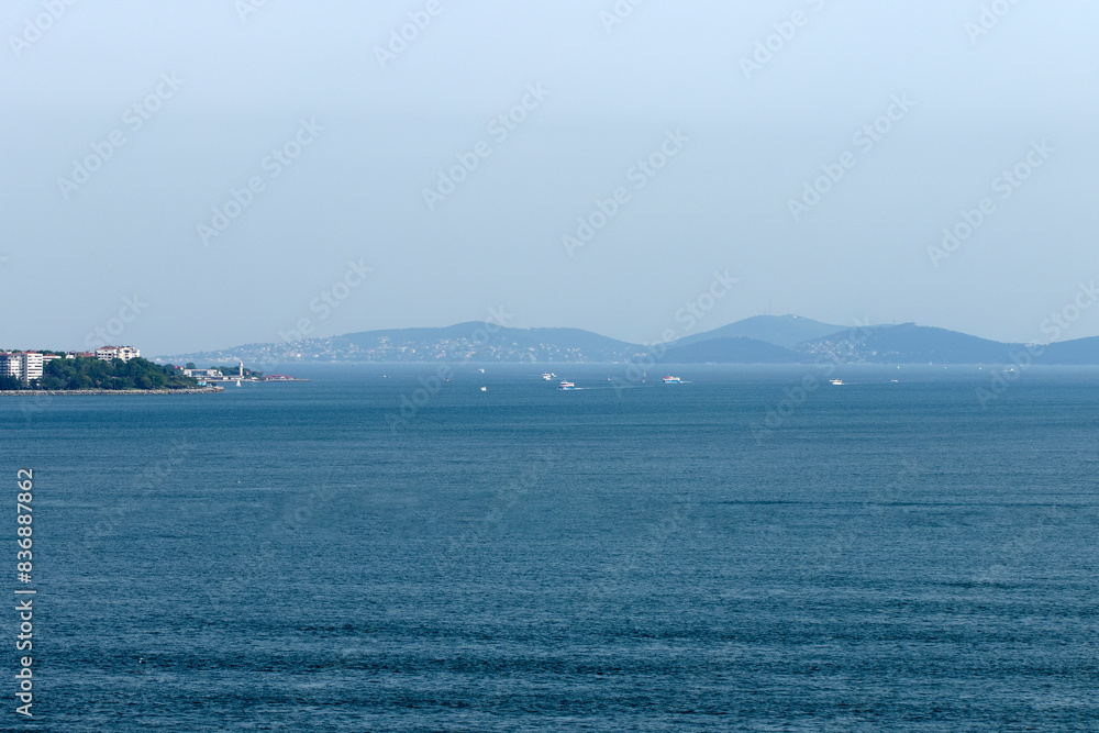 A far view of the Islands of Istanbul from Topkapi A far view of the Islands of Istanbul from Topkapi