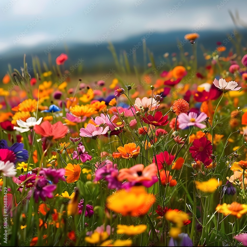 Naklejka premium Wildflower Meadow