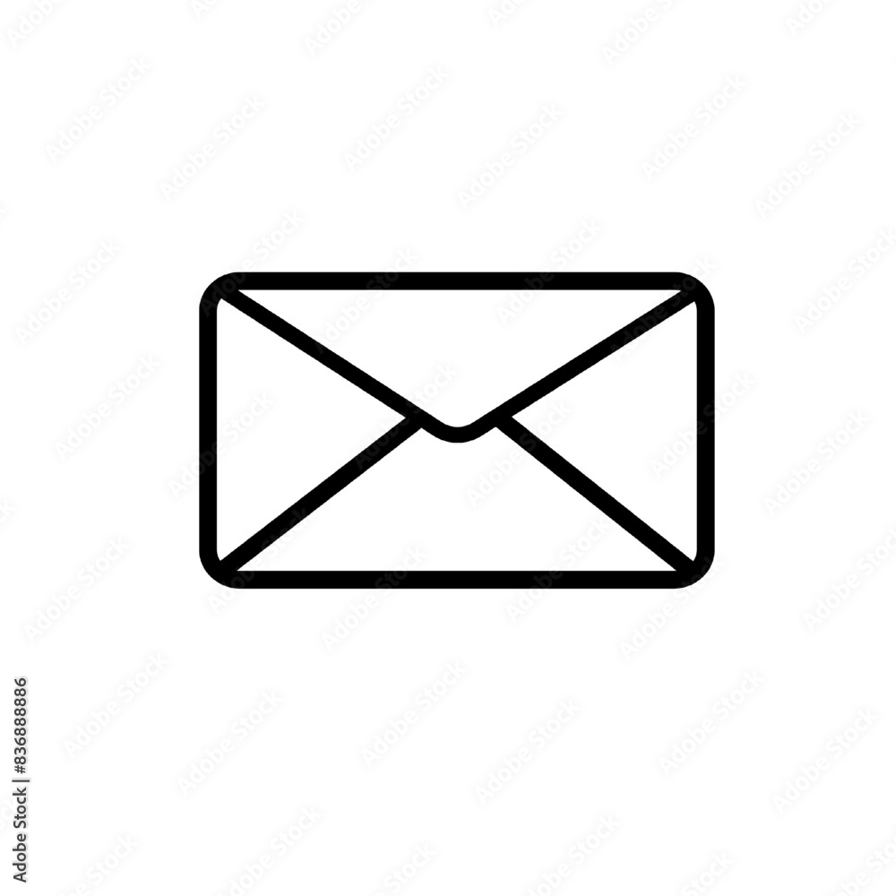 Letter or email icon symbol for communication concept, vector illustration Letter or email icon symbol for communication concept, vector illustration