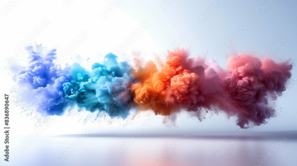 Fototapeta premium explosion of colors
