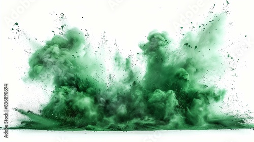 green color explosion