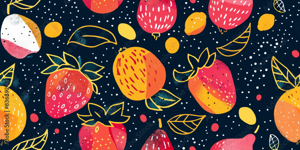 seamless abstract fruit background seamless abstract fruit background