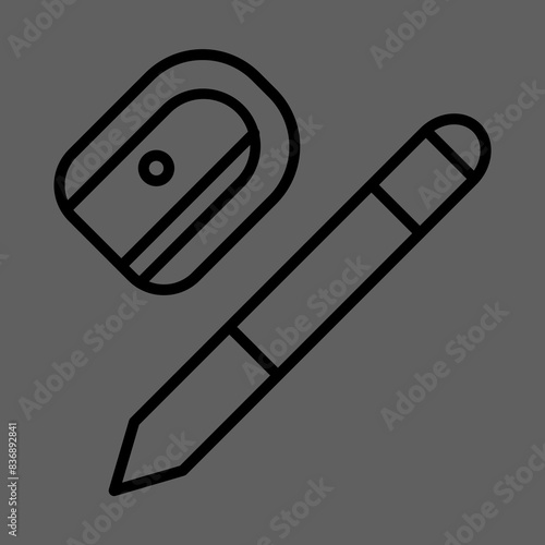 Pencil Sharperner icon Design