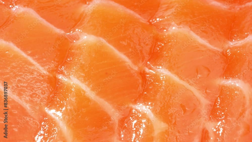 Succulent slices of salmon, radiant with a vibrant orange glow, boasting exquisite marbling that melts in the mouth. Each translucent layer sparkles, a testament to its impeccable freshness.
Succulent slices of salmon, radiant with a vibrant orange glow, boasting exquisite marbling that melts in the mouth. Each translucent layer sparkles, a testament to its impeccable freshness.