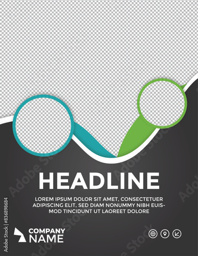Corporate Book Cover Design Template in A4. Can be adapt to Brochure, Annual Report, Magazine,Poster, Business Presentation, Portfolio, Flyer, Banner,