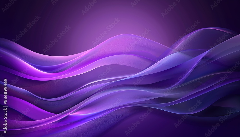 Fototapeta premium purple business modern wavy theme