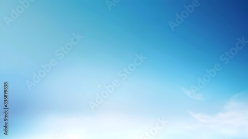 sky background Elegant Gradient Blue Background for Poster Design