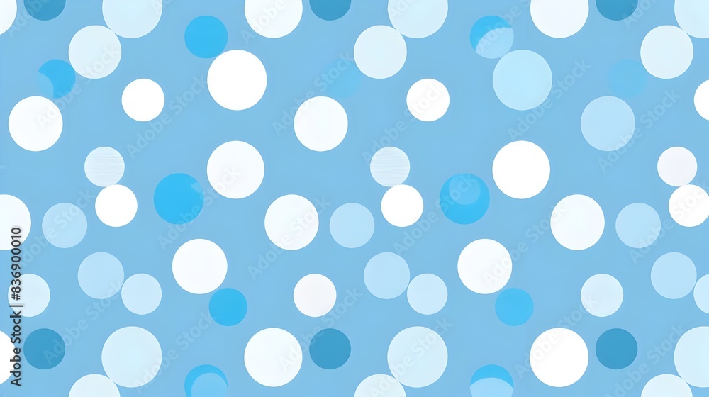  background  Trendy Blue and White Polka Dot Pattern Background for Chic Poster Design