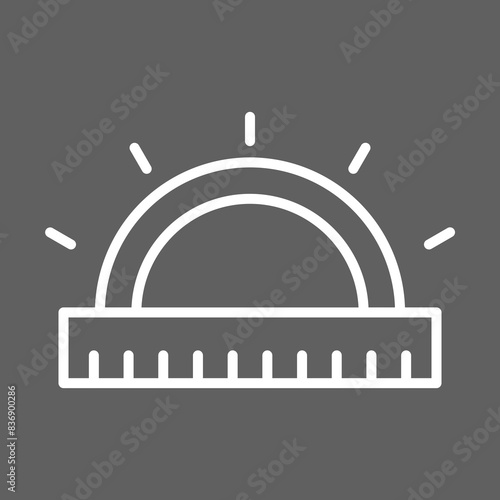 Protractor icon Design