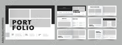 architecture landscape portfolio design 12 pages portfolio layout template