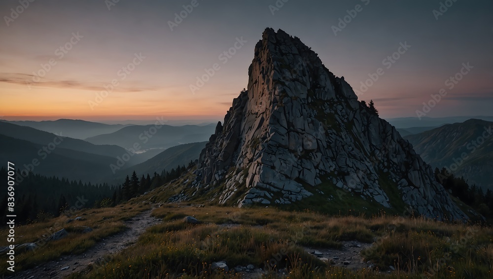 The eerie silence of an abandoned mountain peak at dawn ai_generated The eerie silence of an abandoned mountain peak at dawn ai_generated