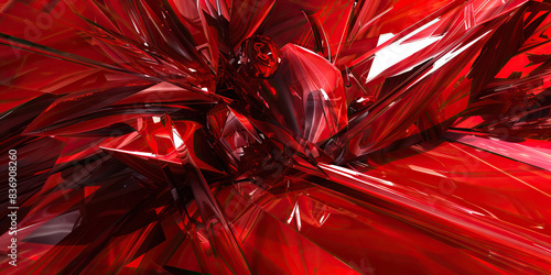 Anger (Red): A series of sharp, angular lines representing anger or frustration