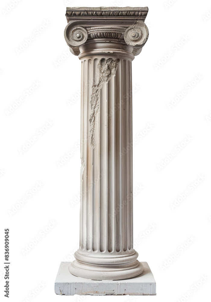 greek antique column isolated on transparent background greek antique column isolated on transparent background