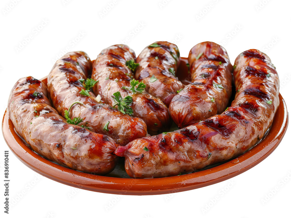 grilled sausage isolated on transparent background grilled sausage isolated on transparent background