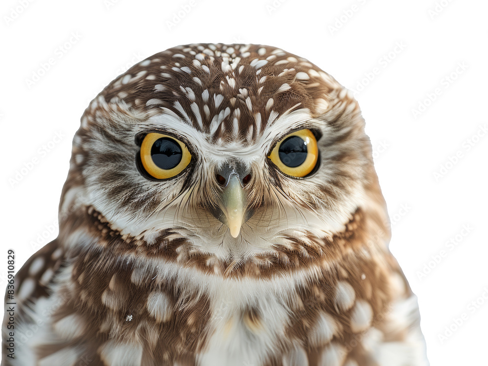 Obraz premium great owl isolated on transparent background 