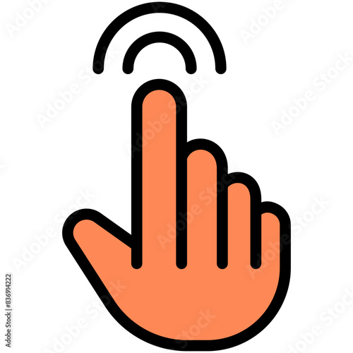 flick filled line icon