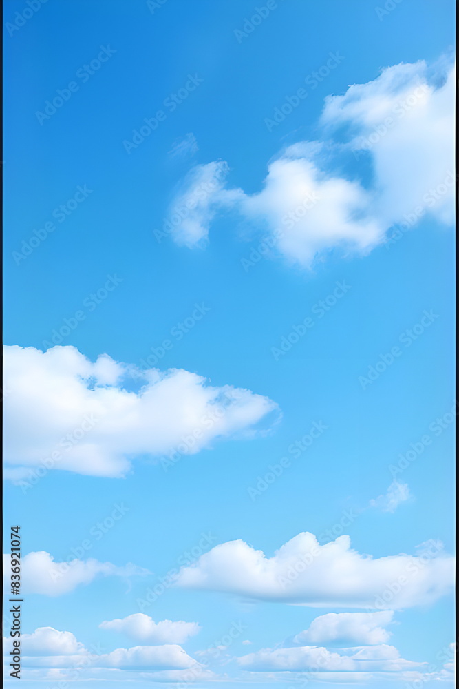 blue sky in summer blue sky in summer
