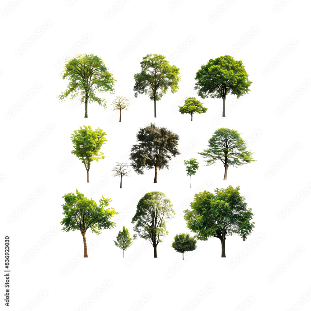 A Collection Of Isolated Trees Stands Sentinel Against A Backdrop Of White, Each One A Testament To Nature'S Quiet Strength A Collection Of Isolated Trees Stands Sentinel Against A Backdrop Of White, Each One A Testament To Nature'S Quiet Strength