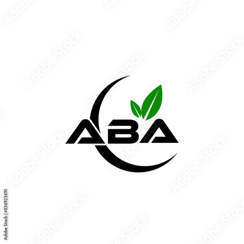  ABA letter logo.ABA initial logo,design vector