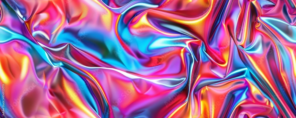 Vibrant, abstract colorful background with iridescent, smooth textures, creating a mesmerizing visual effect, perfect for digital and print design. Vibrant, abstract colorful background with iridescent, smooth textures, creating a mesmerizing visual effect, perfect for digital and print design.
