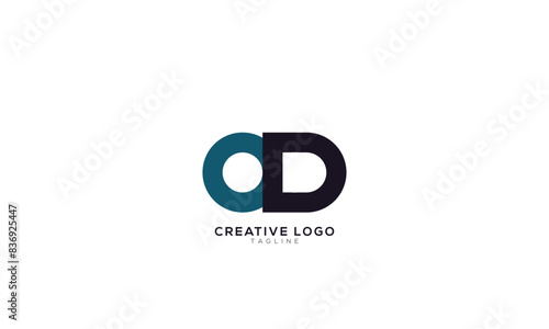 OD Abstract initial monogram letter alphabet logo design photo