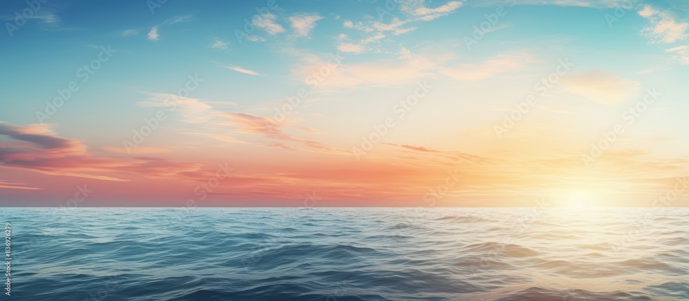 Scenic views of sunrise and sunset over the sea and ocean with a beautiful copy space image. Scenic views of sunrise and sunset over the sea and ocean with a beautiful copy space image.