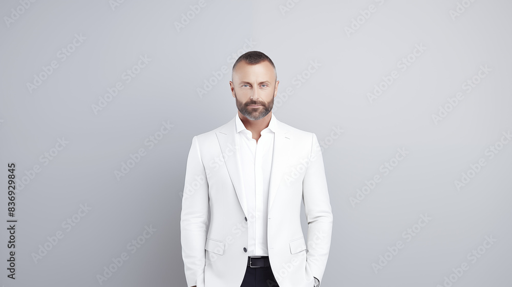 Confident Businessman Leading Team Collaboration in Modern Office Setting. AI Generative. Confident Businessman Leading Team Collaboration in Modern Office Setting. AI Generative.