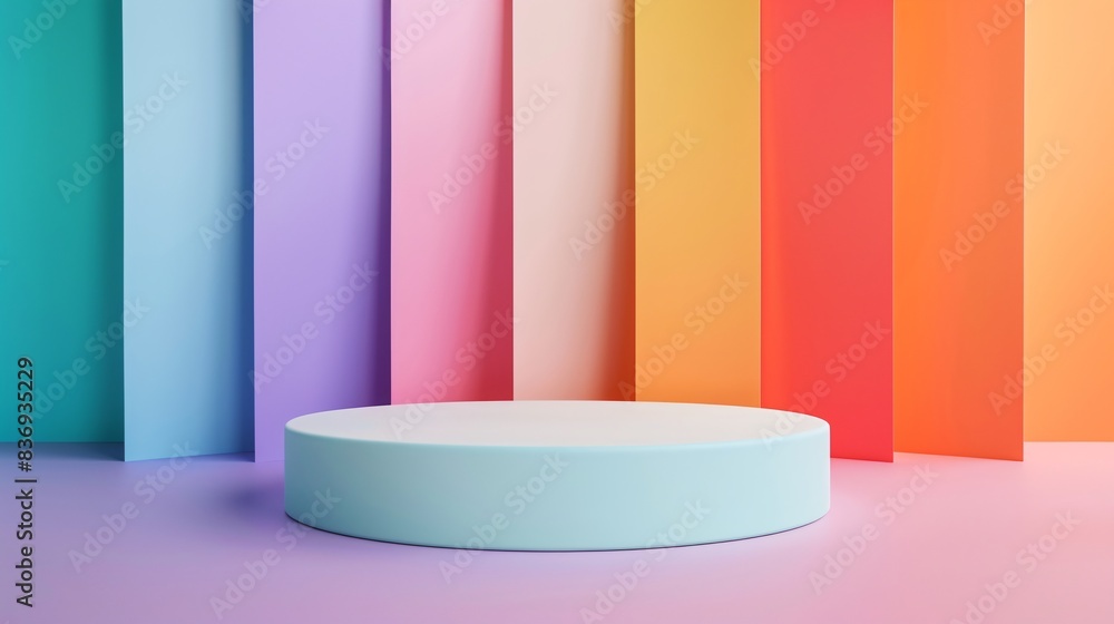 Wooden Product Podium Display, Tropical Leaves in Natural Jungle Setting -Generative AI Wooden Product Podium Display, Tropical Leaves in Natural Jungle Setting -Generative AI