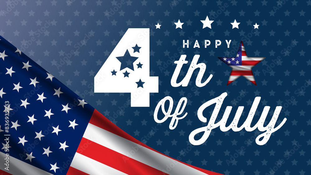Happy 4th of July USA Background Happy 4th of July USA Background