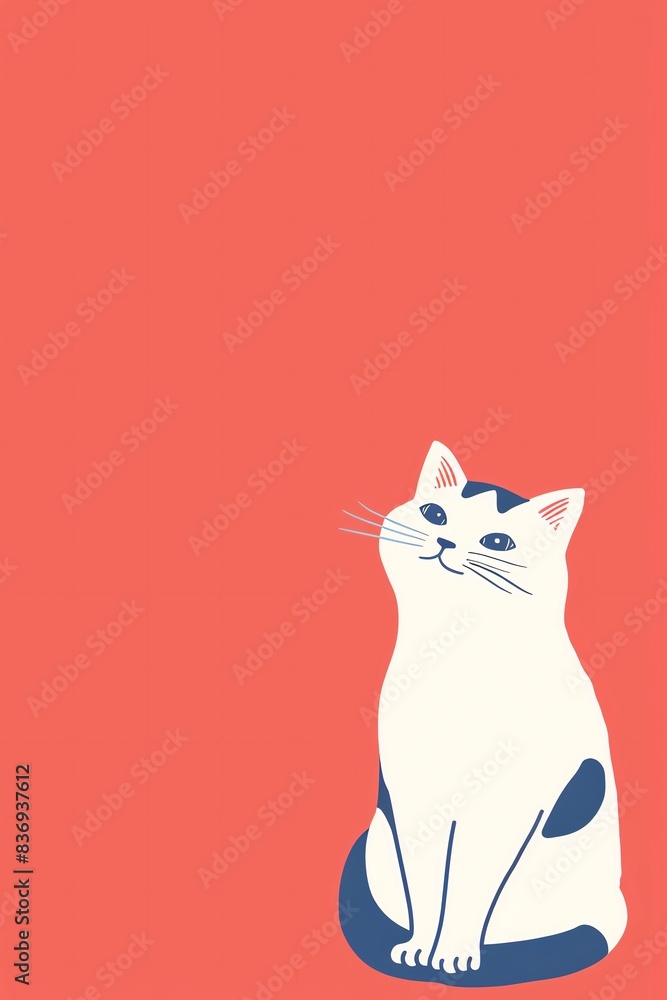 Manekineko, border, background wallpaper, blank in the middle, minimalism, negative space, used for postcard template Manekineko, border, background wallpaper, blank in the middle, minimalism, negative space, used for postcard template