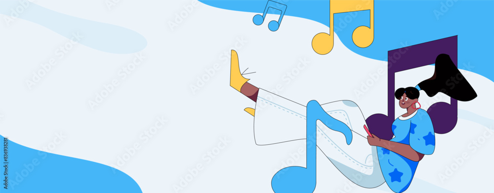Music characters scene flat vector concept operation illustration
Music characters scene flat vector concept operation illustration