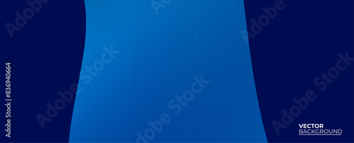 Abstract blue background with flowing lines for futuristic concept. Dynamic waves. relaxing music sound or technology. banner, cover, poster, flyer, card. vector illustration
