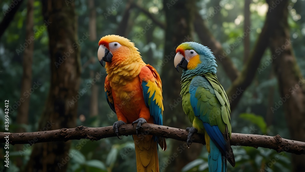 A world where parrots are the guardians of ancient secrets hidden deep within the jungle ai_generated A world where parrots are the guardians of ancient secrets hidden deep within the jungle ai_generated