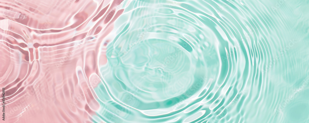 turquoise mint pink Water surface with gentle ripples and concentric rings, capturing the serene and refreshing essence of calm water turquoise mint pink Water surface with gentle ripples and concentric rings, capturing the serene and refreshing essence of calm water