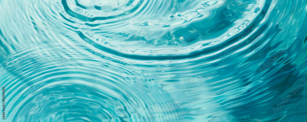 Close-up image of water surface with gentle ripples and concentric rings, capturing the serene and refreshing essence of calm water Close-up image of water surface with gentle ripples and concentric rings, capturing the serene and refreshing essence of calm water