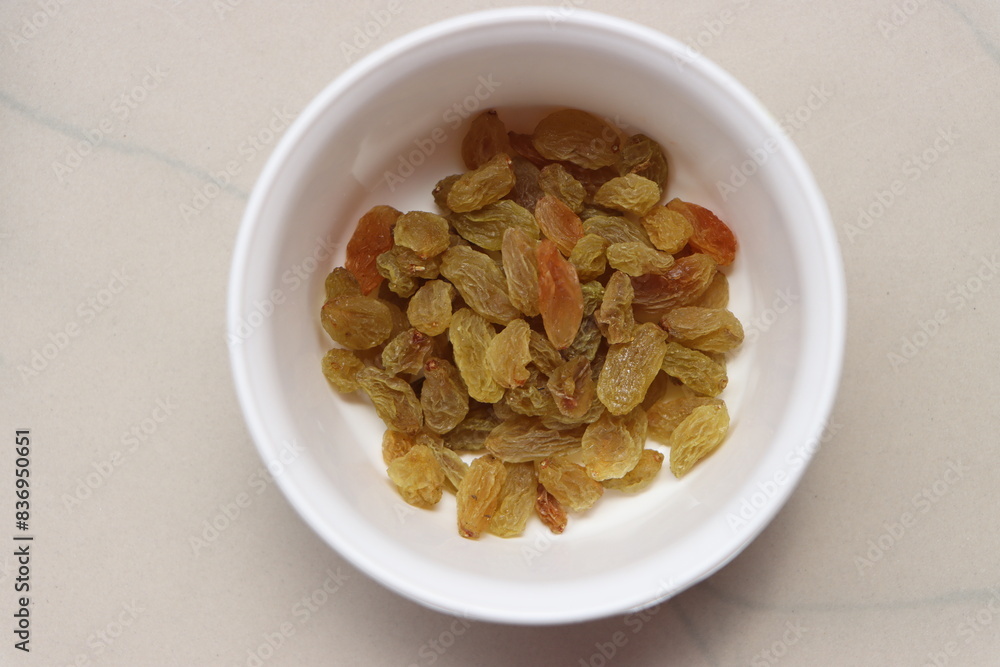 Resins in a white bowl with copy space Resins in a white bowl with copy space