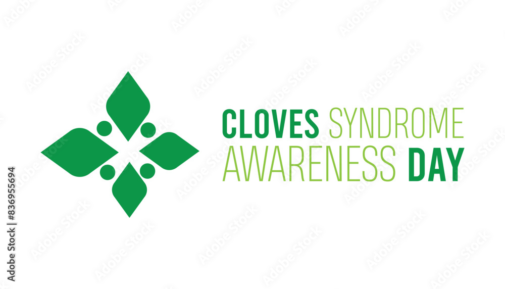 Cloves Syndrome Awareness Day is observed every year on August.banner design template Vector illustration background design. Cloves Syndrome Awareness Day is observed every year on August.banner design template Vector illustration background design.