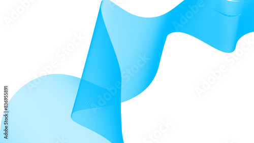 Abstract blue soft transparent wave. Set of blue wavy elements. Dynamic waves. relaxing music sound or technology. banner, web, cover, poster, flyer, card. vector illustration