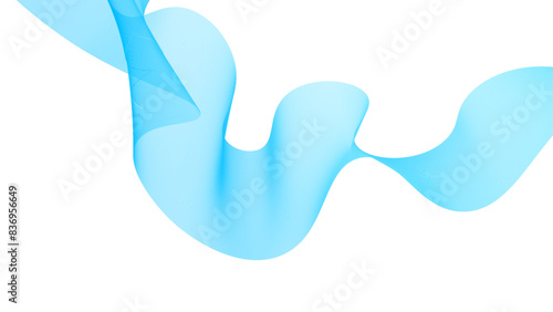 Abstract blue soft transparent wave. Set of blue wavy elements. Dynamic waves. relaxing music sound or technology. banner, web, cover, poster, flyer, card. vector illustration