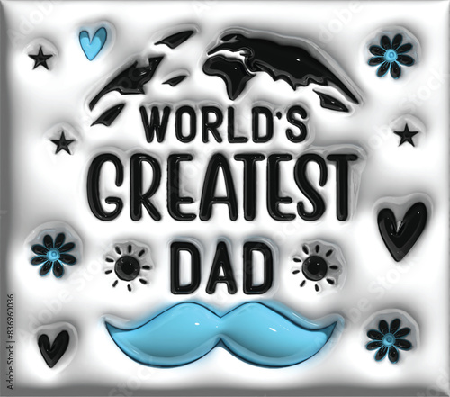 20oz inflated tumbler warp Fathers Day