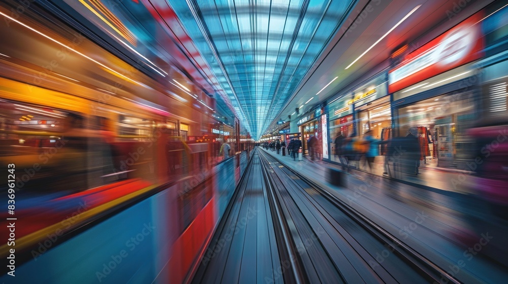 An image of a fast-moving train racing towards a destination marked with Black Friday banners, symbolizing the unstoppable momentum of the shopping event. An image of a fast-moving train racing towards a destination marked with Black Friday banners, symbolizing the unstoppable momentum of the shopping event.