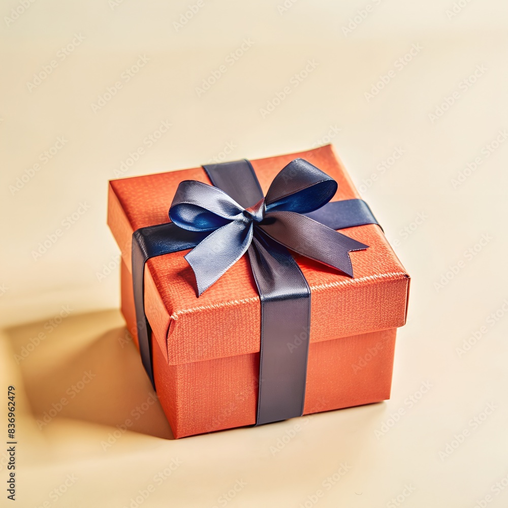 Obraz premium Gifts box on the background view from the top, for a premium style advertising.